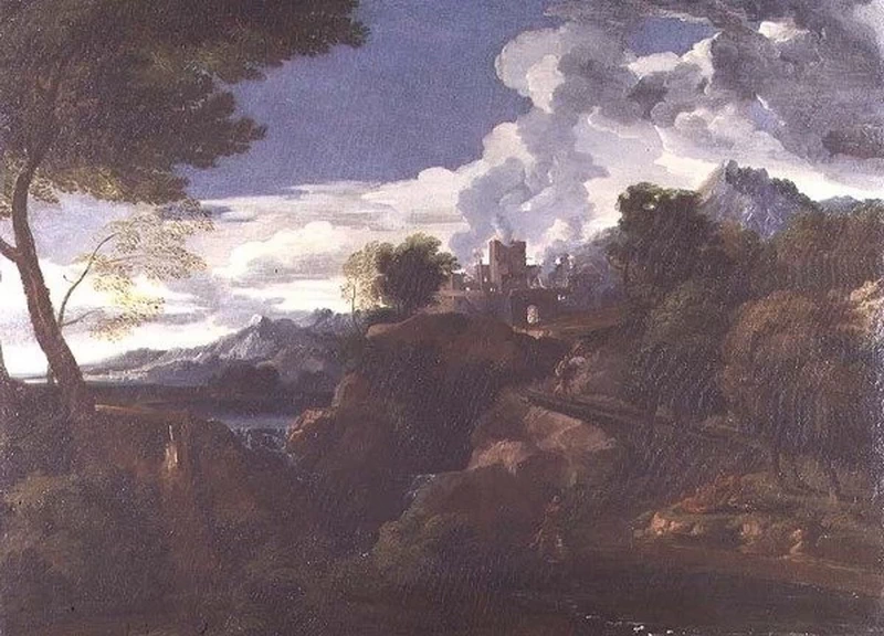 Paesaggio con città in fiamme - Hatton Gallery, University of Newcastle Upon Tyne